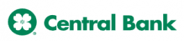 Central Bank logo with a green flower icon to the left of the green text "Central Bank" on a white background.